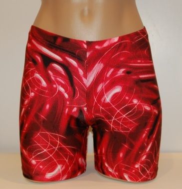 Red Lightning - WOMEN'S/GIRLS-Spandex Compression Shorts