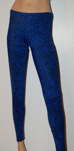 Blue Leopard Leggings - Bskinz