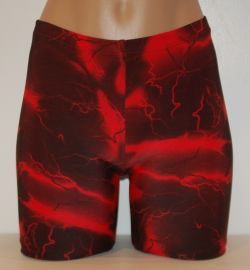 Red Electricity - WOMEN'S/GIRLS-Spandex Compression Shorts